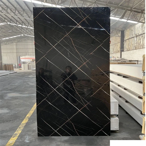 2-3mm UV Board Marble PVC Sheet High Glossy Wall Board